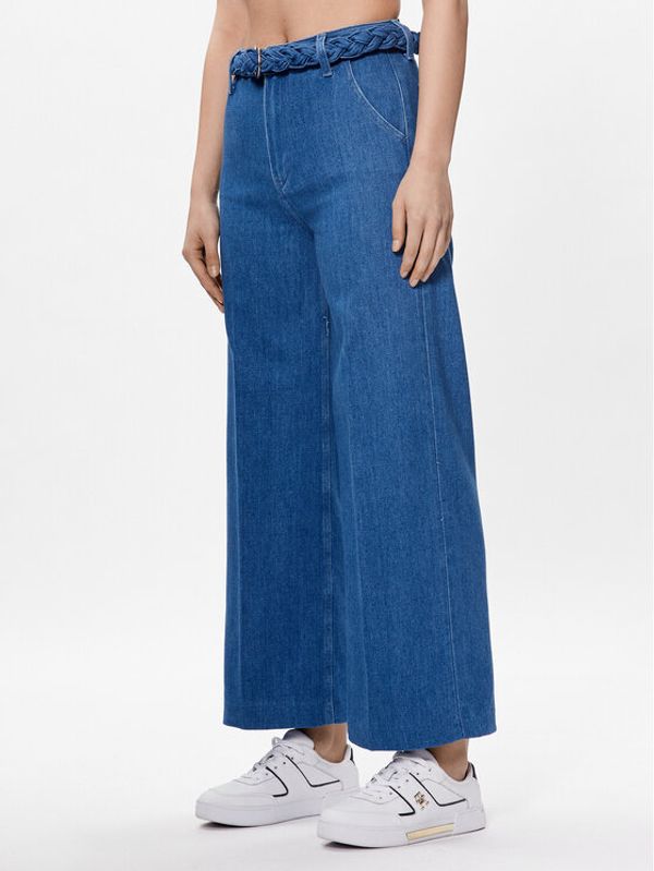 Tommy Hilfiger Tommy Hilfiger Traperice WW0WW38134 Plava Wide Leg