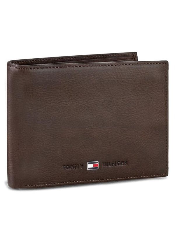 Tommy Hilfiger Tommy Hilfiger Veliki muški novčanik Johnson Cc Flap And Coin Pocket AM0AM00660/82566 Smeđa