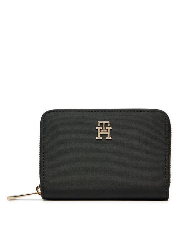 Tommy Hilfiger Tommy Hilfiger Veliki ženski novčanik Poppy Med Za AW0AW16585 Crna