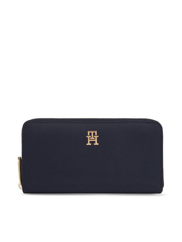 Tommy Hilfiger Tommy Hilfiger Veliki ženski novčanik Poppy Th Large Za AW0AW15642 Tamnoplava