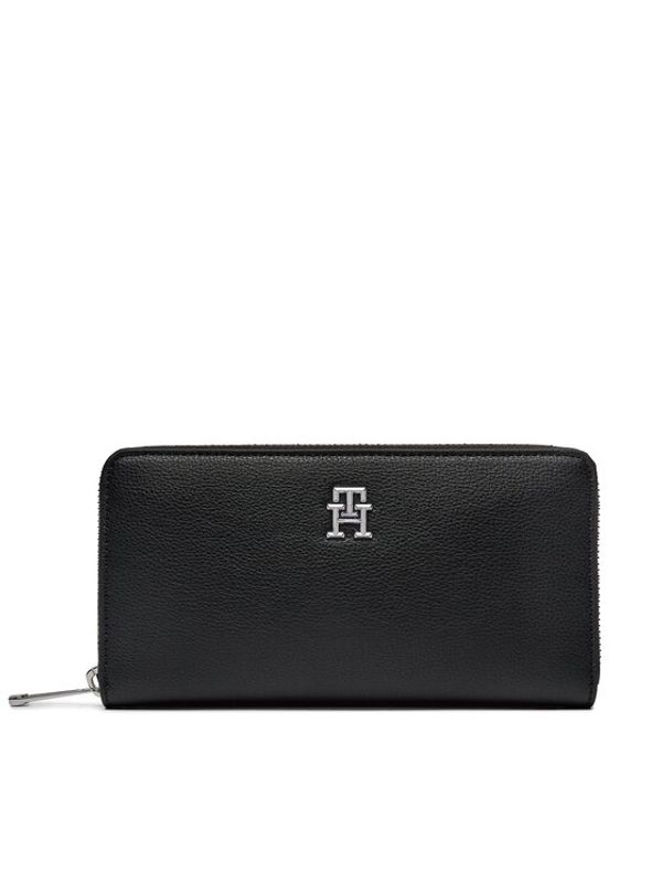Tommy Hilfiger Tommy Hilfiger Veliki ženski novčanik Th Essential Sc Large Za AW0AW16093 Crna