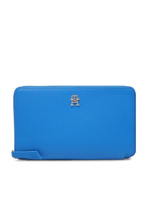 Tommy Hilfiger Tommy Hilfiger Veliki ženski novčanik Th Travel Travel Wallet AW0AW14811 Plava
