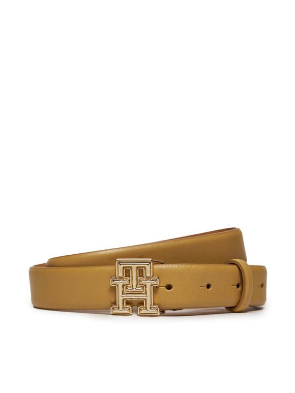 Tommy Hilfiger Tommy Hilfiger Ženski remen Th Logo Bombe 2.5 AW0AW16028 Smeđa