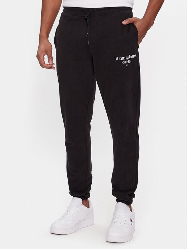 Tommy Jeans Tommy Jeans Donji dio trenerke Entry DM0DM18935 Crna Slim Fit