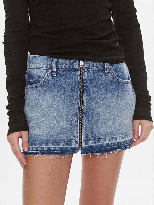 Tommy Jeans Tommy Jeans Jeans suknja Sophie DW0DW17048 Plava Slim Fit