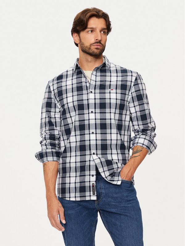 Tommy Jeans Tommy Jeans Košulja DM0DM19655 Tamnoplava Regular Fit