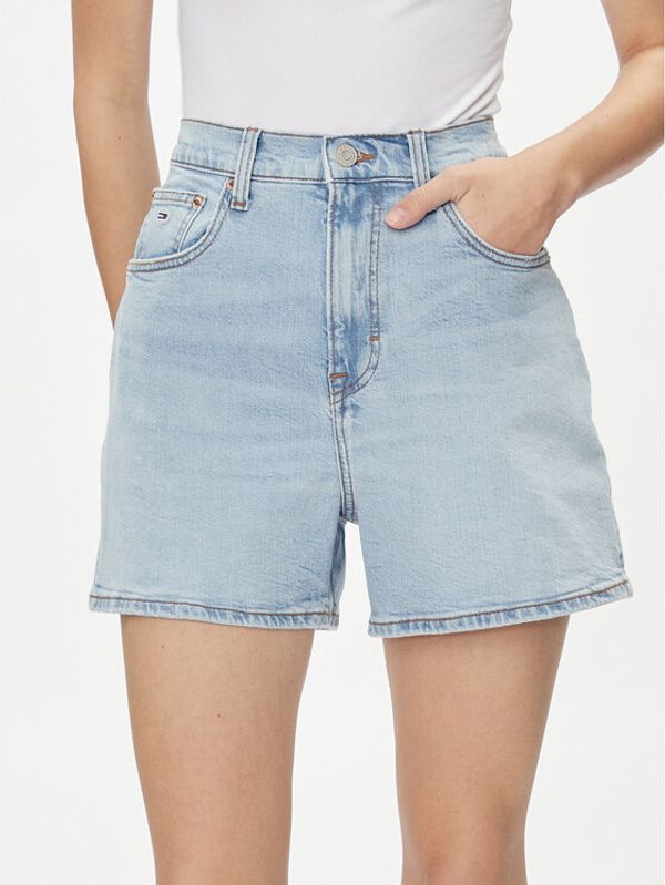 Tommy Jeans Tommy Jeans Kratke traperice DW0DW17645 Plava Mom Fit