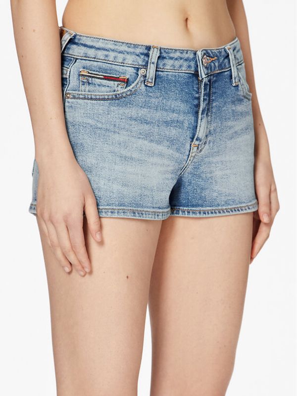 Tommy Jeans Tommy Jeans Kratke traperice Nora DW0DW15604 Plava Skinny Fit