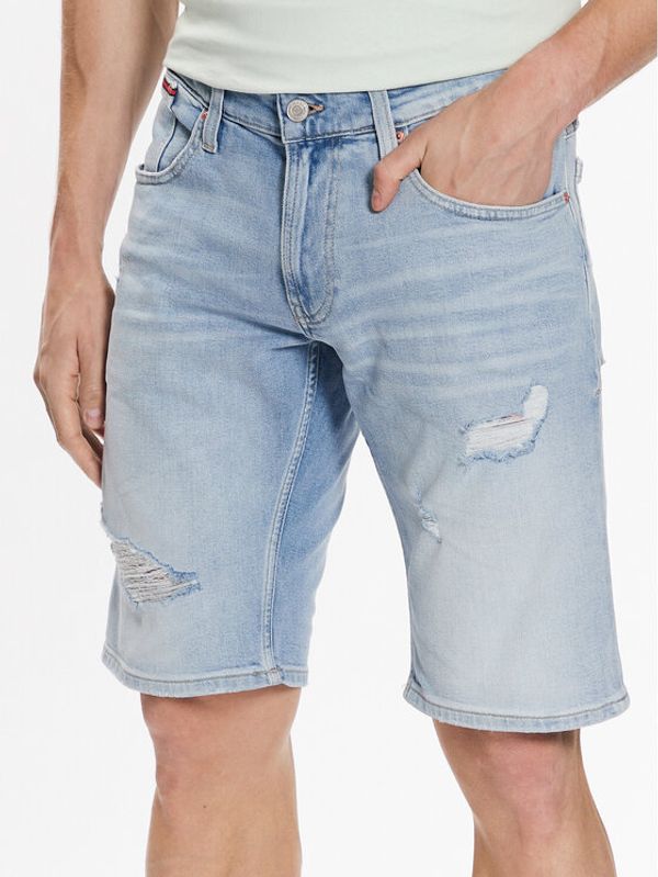 Tommy Jeans Tommy Jeans Kratke traperice Ronnie DM0DM16147 Plava Relaxed Fit