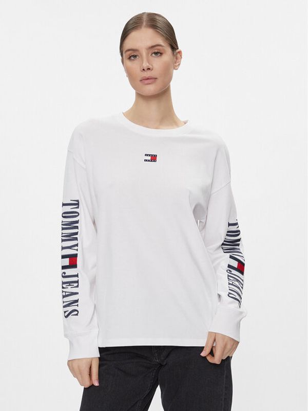 Tommy Jeans Tommy Jeans Majica Archive DW0DW17529 Bijela Relaxed Fit
