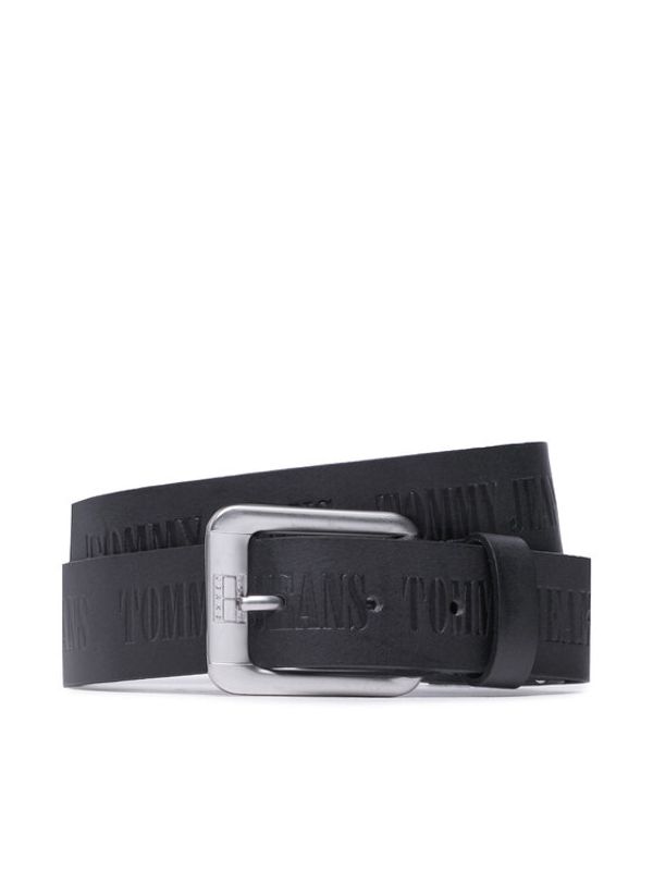 Tommy Jeans Tommy Jeans Muški remen Tj Heritage Leather Adj 3.5 AM0AM10908 Crna