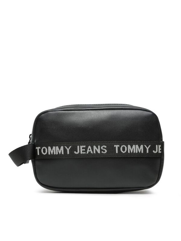 Tommy Jeans Tommy Jeans Neseser Tjm Essential Leather Washbag AM0AM11425 Crna