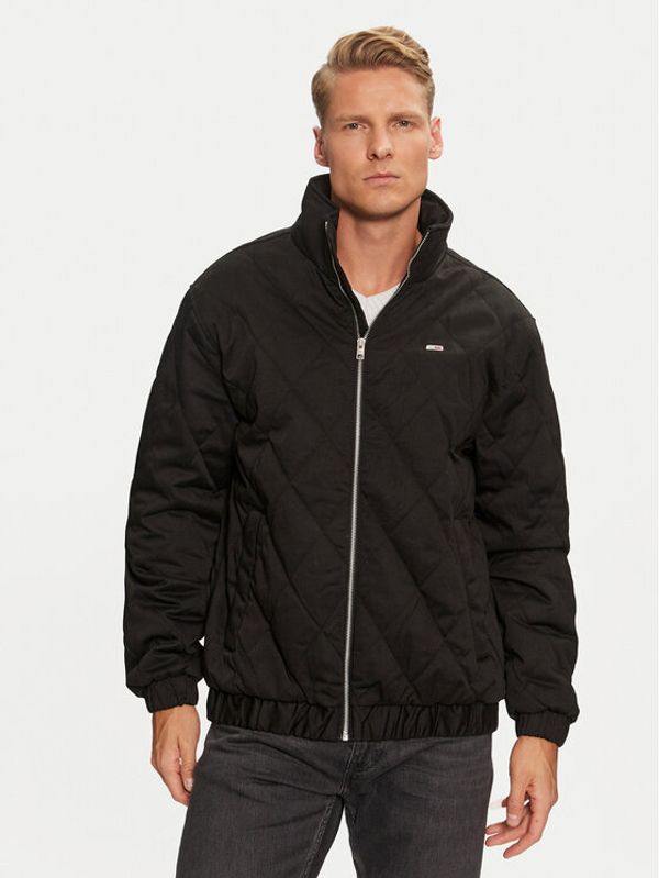 Tommy Jeans Tommy Jeans Pernata jakna Essential DM0DM19633 Crna Regular Fit