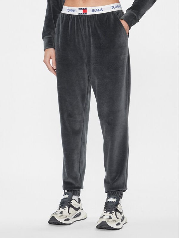 Tommy Jeans Tommy Jeans Pidžama hlače UW0UW04728 Siva Regular Fit