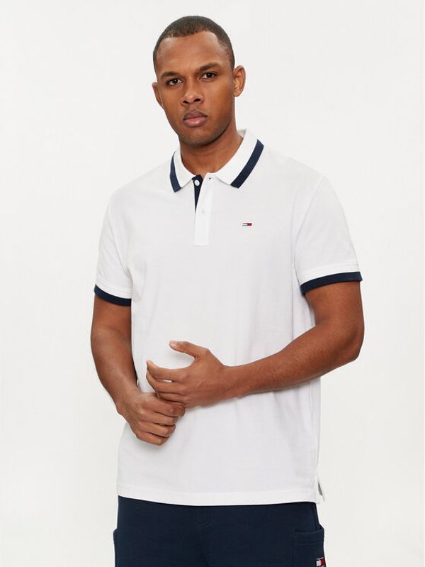Tommy Jeans Tommy Jeans Polo DM0DM18313 Bijela Regular Fit