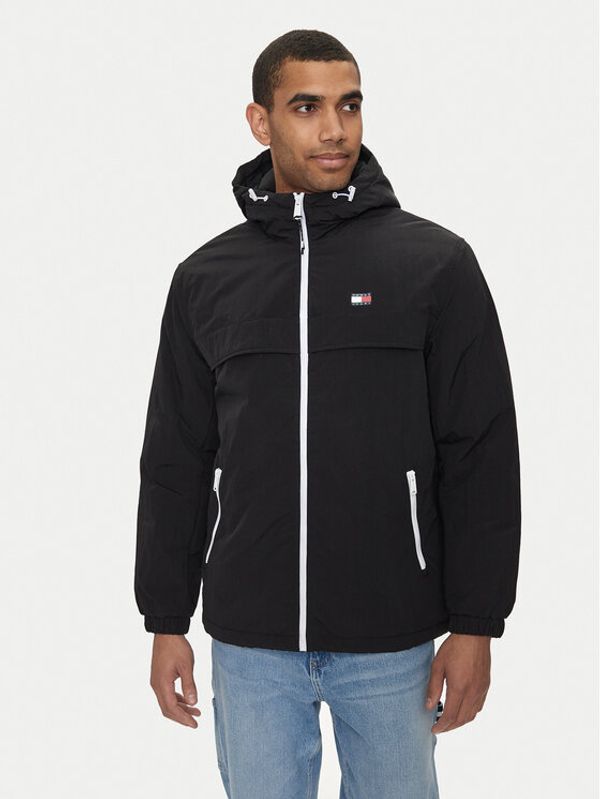Tommy Jeans Tommy Jeans Prijelazna jakna Chicago DM0DM18908 Crna Regular Fit