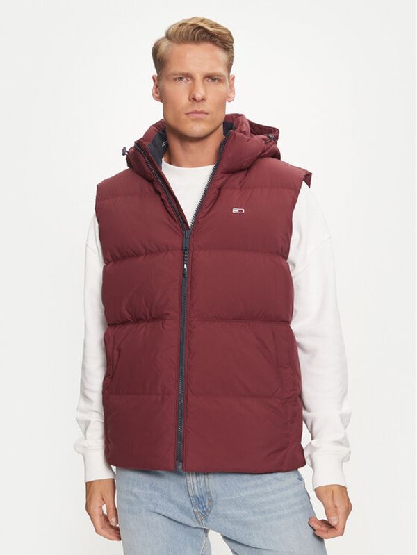 Tommy Jeans Tommy Jeans Prsluk Essential DM0DM20465 Crvena Regular Fit