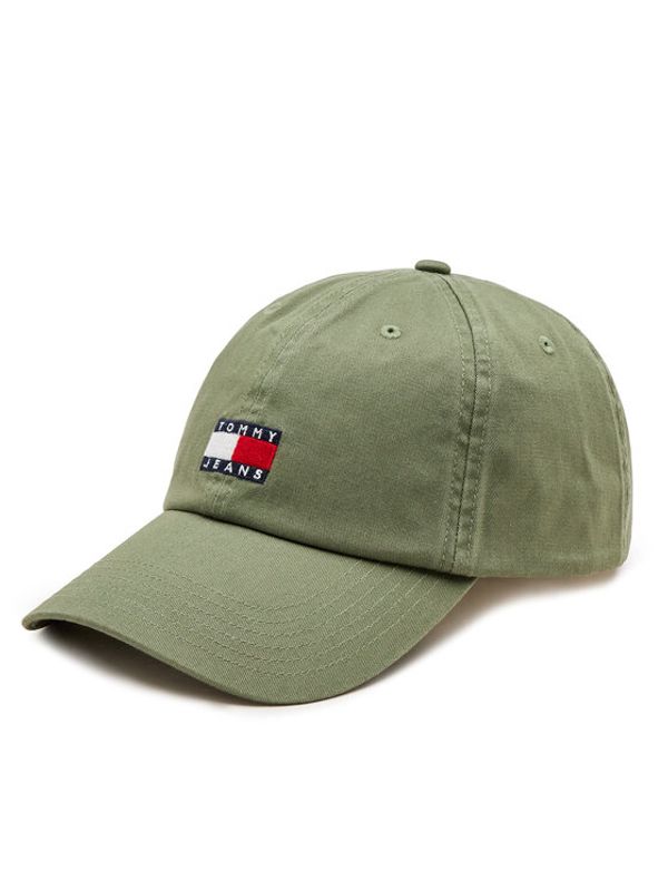 Tommy Jeans Tommy Jeans Šilterica Tjm Heritage 6 Panel Cap AM0AM12020 Zelena