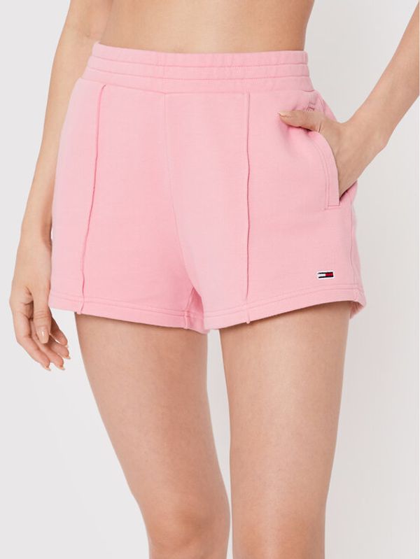 Tommy Jeans Tommy Jeans Sportske kratke hlače Essential DW0DW12626 Ružičasta Regular Fit