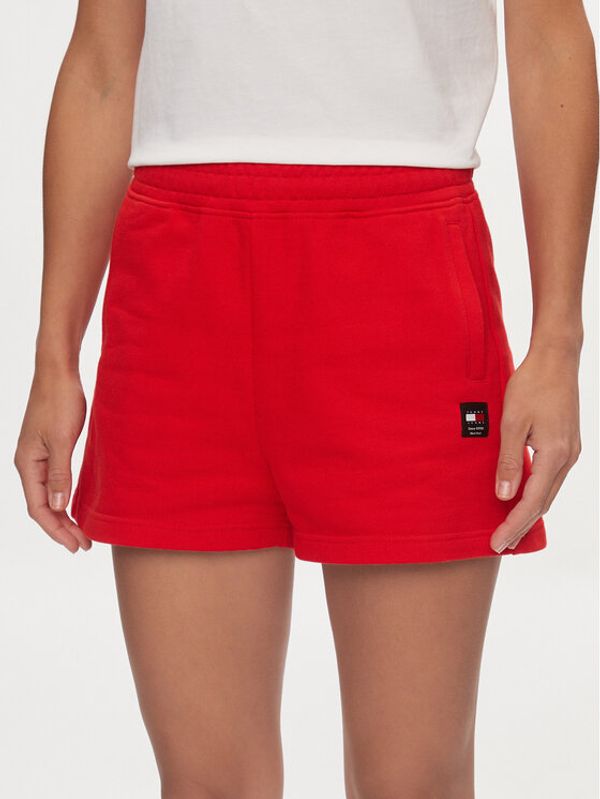 Tommy Jeans Tommy Jeans Sportske kratke hlače New Cls DW0DW17772 Crvena Relaxed Fit