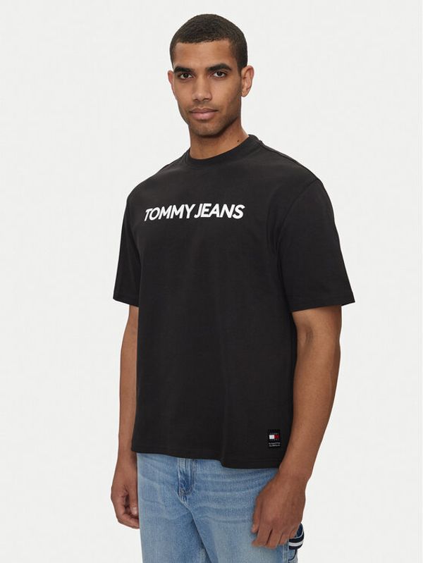 Tommy Jeans Tommy Jeans T-shirt Bold Classics DM0DM18267 Crna Oversize