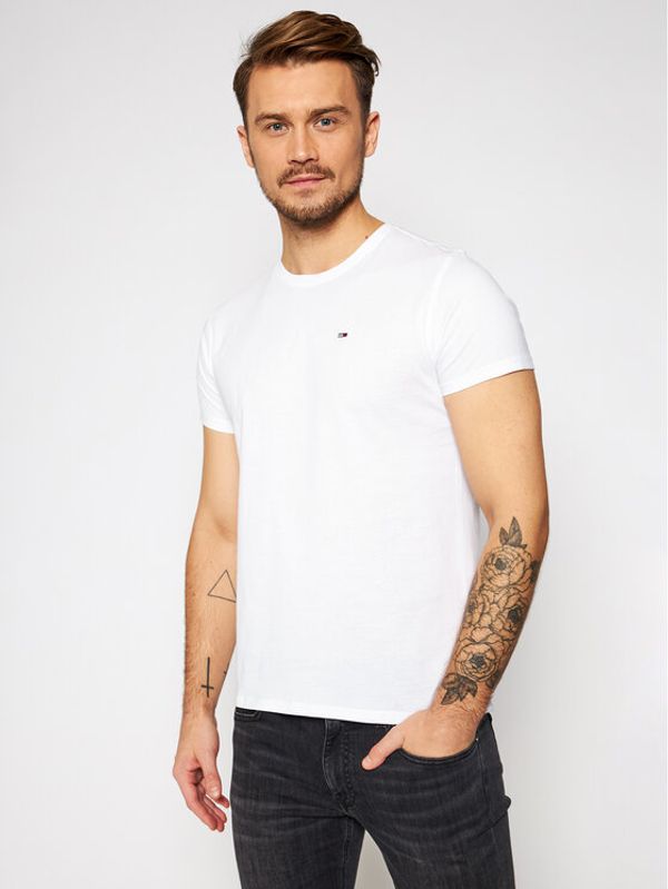 Tommy Jeans Tommy Jeans T-shirt DM0DM04411 Bijela Regular Fit