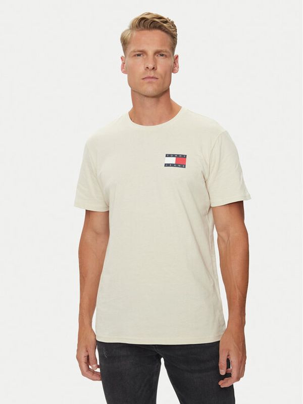 Tommy Jeans Tommy Jeans T-shirt Essential DM0DM20740 Bež Slim Fit