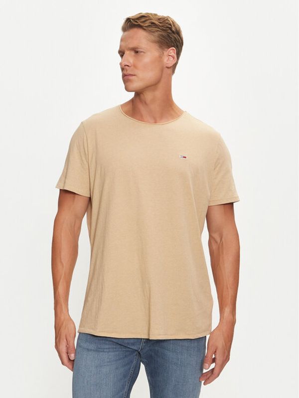 Tommy Jeans Tommy Jeans T-shirt Jaspe DM0DM09586 Bež Slim Fit