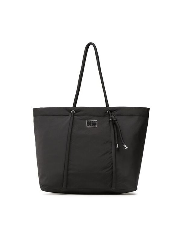 Tommy Jeans Tommy Jeans Torbica Tjw Beach Summer Tote AW0AW14583 Crna