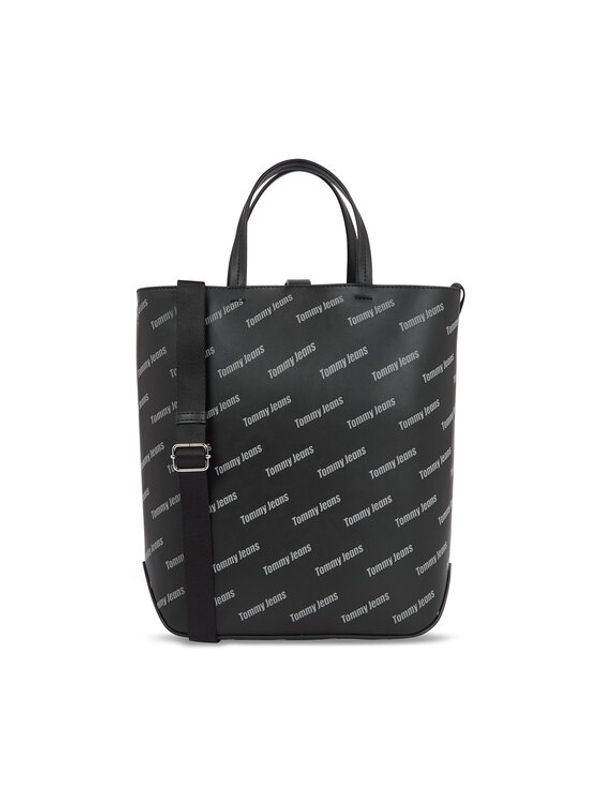 Tommy Jeans Tommy Jeans Torbica Tjw Must Tote Aov Print AW0AW15646 Crna