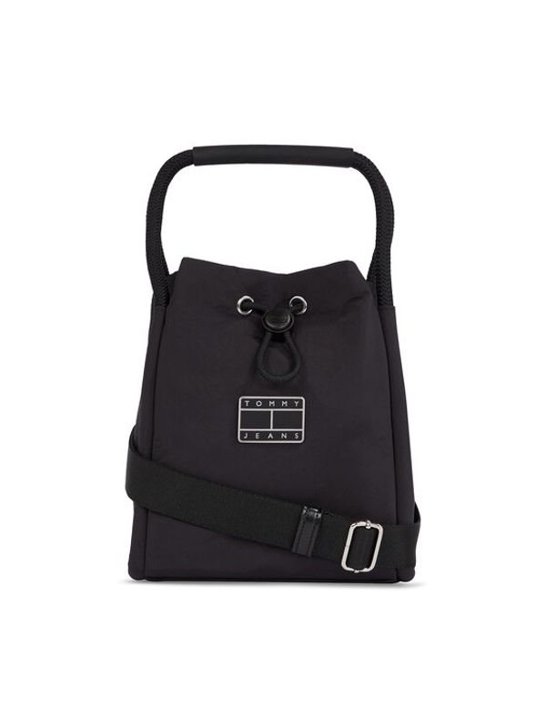Tommy Jeans Tommy Jeans Torbica Tjw Summer Festival Bucket Bag AW0AW14963 Crna