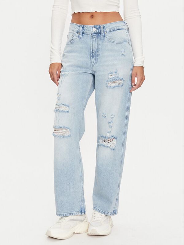 Tommy Jeans Tommy Jeans Traperice Betsy DW0DW19618 Plava Straight Fit