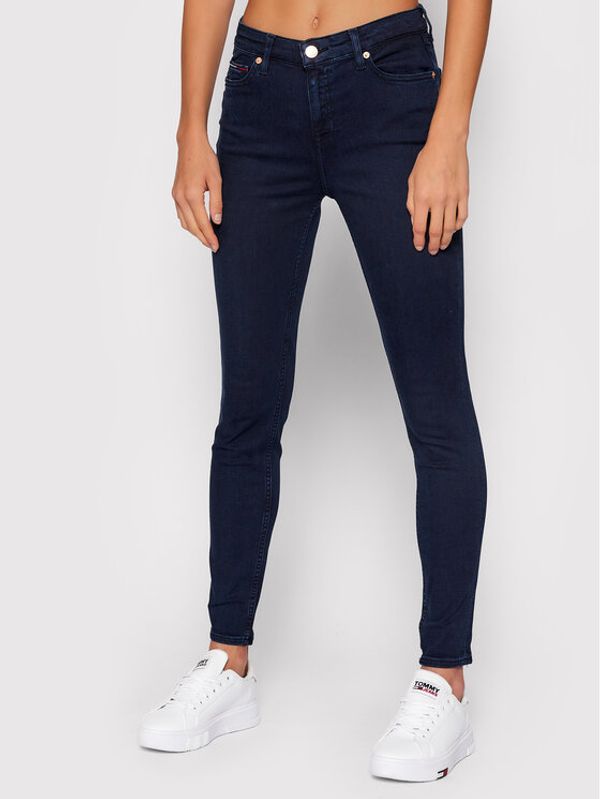 Tommy Jeans Tommy Jeans Traperice Nora DW0DW09209 Tamnoplava Skinny Fit