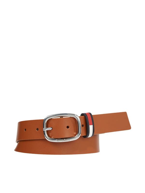 Tommy Jeans Tommy Jeans Ženski remen Tjw Oval Co Shape 3.0 AW0AW15484 Smeđa