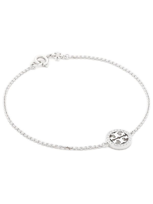 Tory Burch Tory Burch Narukvica Miller Pave Chain Bracelet Tory 80997 Srebrna