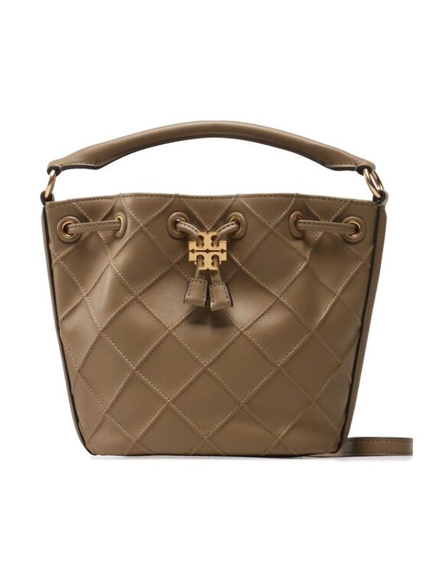 Tory Burch Tory Burch Torbica Fleming Soft Bucket Bag 142565 Smeđa