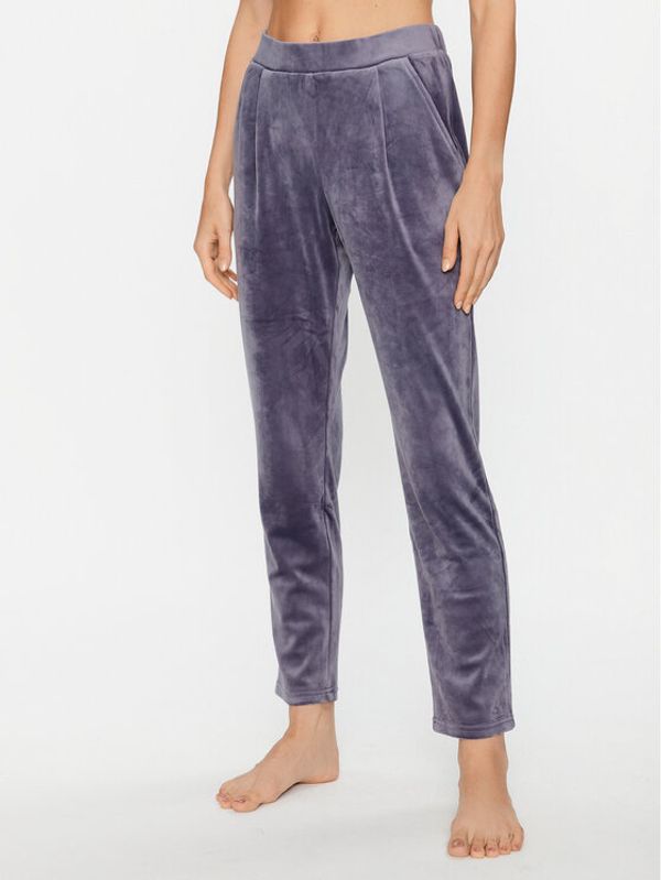Triumph Triumph Pidžama hlače Cozy Comfort Velour Trousers 10216539 Siva Regular Fit