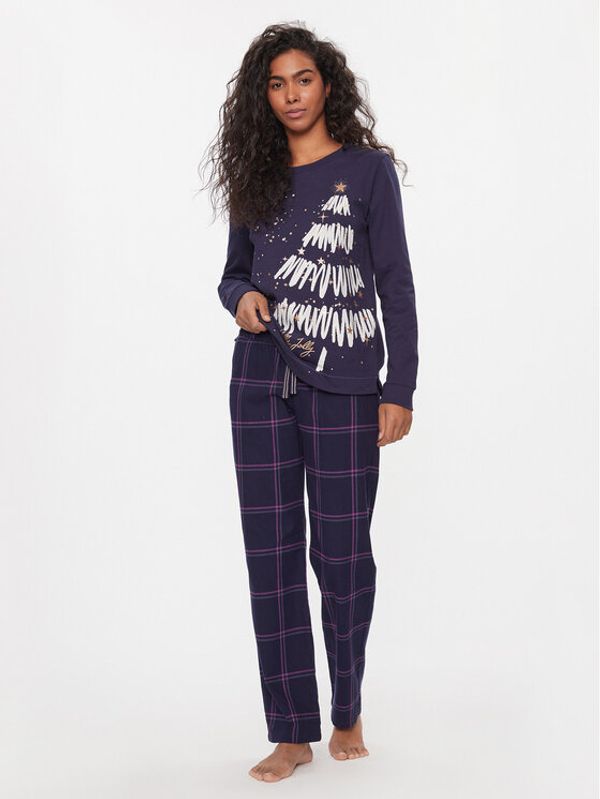 Triumph Triumph Pidžama Winter Moments PK X 10216527 Tamnoplava Regular Fit