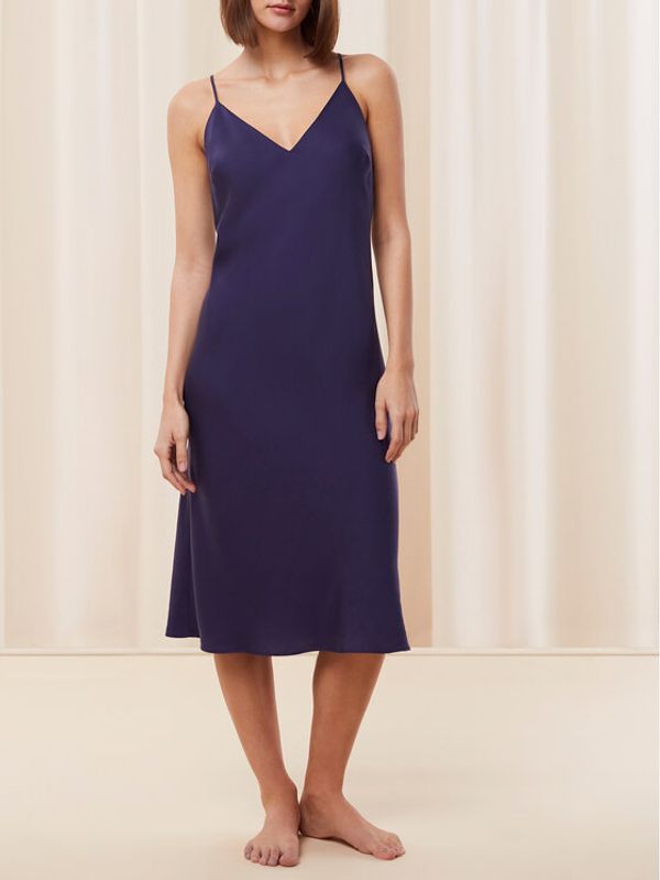 Triumph Triumph Spavaćica Silky Sensuality 10216557 Tamnoplava Regular Fit