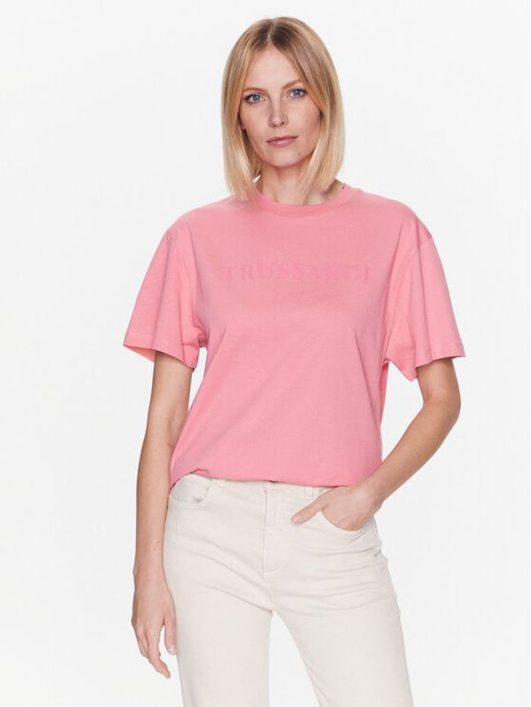 Trussardi Trussardi T-shirt 56T00565 Ružičasta Regular Fit