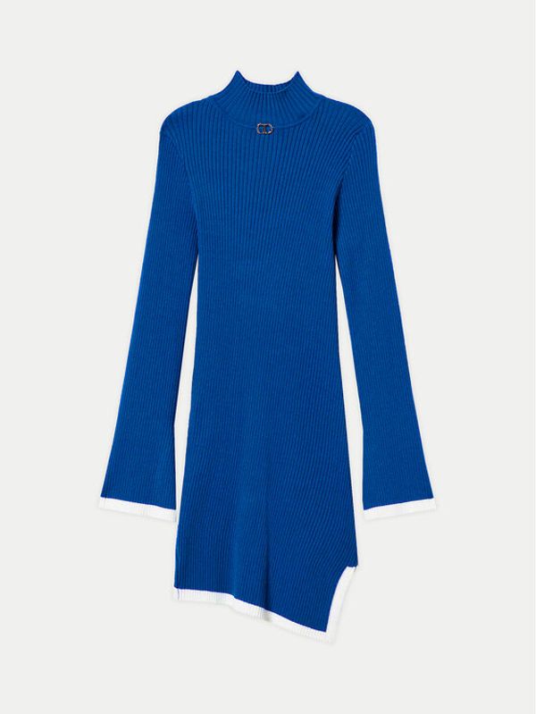 TWINSET TWINSET Haljina za svaki dan 242GJ3041 Plava Regular Fit