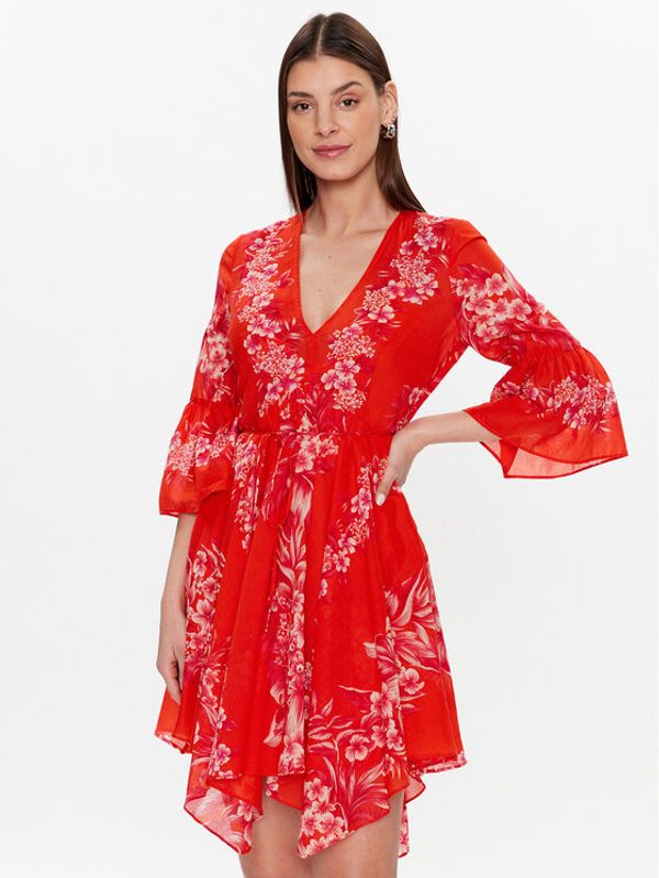 TWINSET TWINSET Ljetna haljina 231TT2452 Crvena Regular Fit