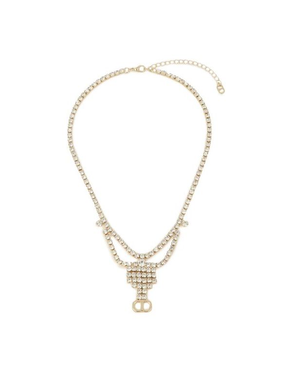 TWINSET TWINSET Ogrlica Collana 241TA4542 Zlatna