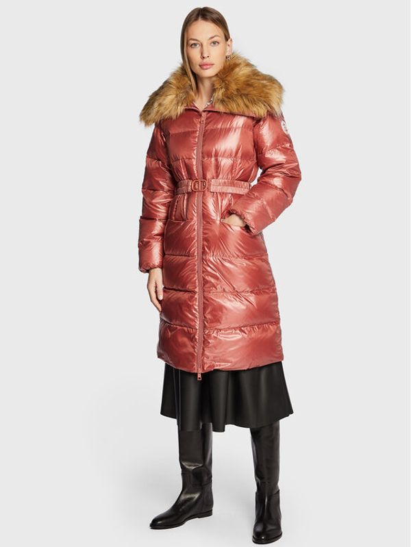 TWINSET TWINSET Pernata jakna 222TT2211 Ružičasta Regular Fit
