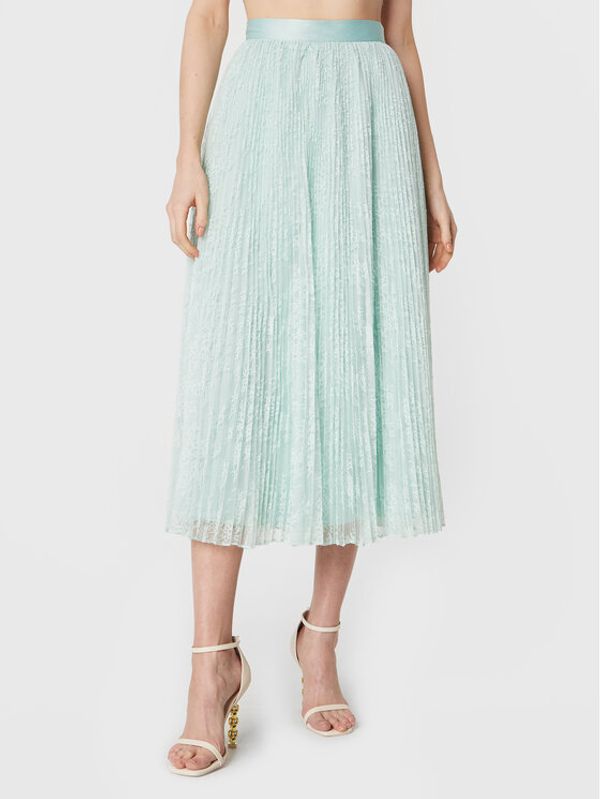 TWINSET TWINSET Plesirana suknja 231TP2691 Zelena Relaxed Fit