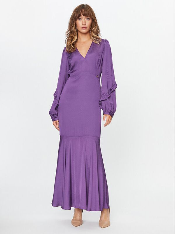 TWINSET TWINSET Večernja haljina 232TT2171 Ljubičasta Regular Fit