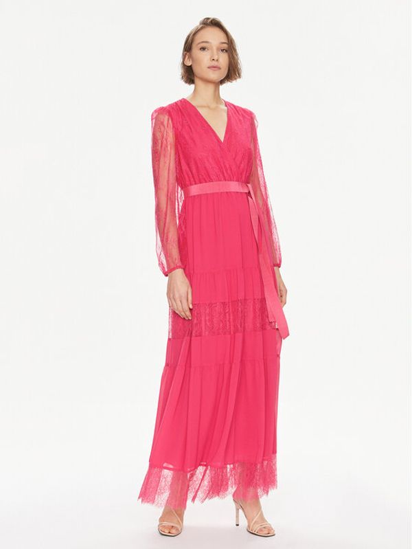 TWINSET TWINSET Večernja haljina Abito 241TE2121 Ružičasta Regular Fit