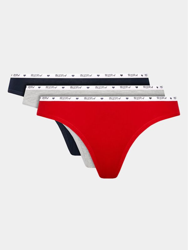 U.S. Polo Assn. U.S. Polo Assn. Set od 3 para klasičnih gaćica 66209 Šarena