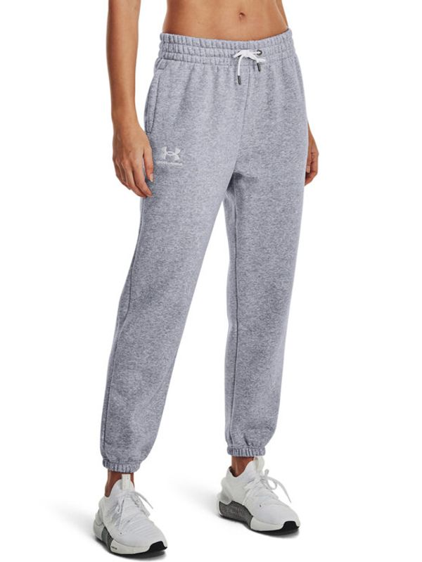 Under Armour Under Armour Donji dio trenerke Essential Fleece Joggers 1373034 Siva Regular Fit