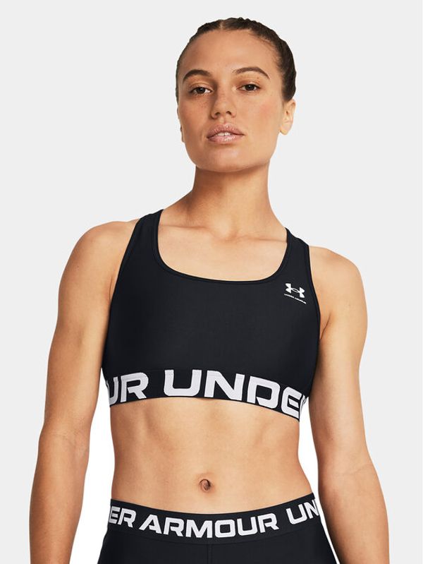 Under Armour Under Armour Sportski grudnjak Ua Hg Authentics Mid Branded 1383544-001 Crna Compression Fit